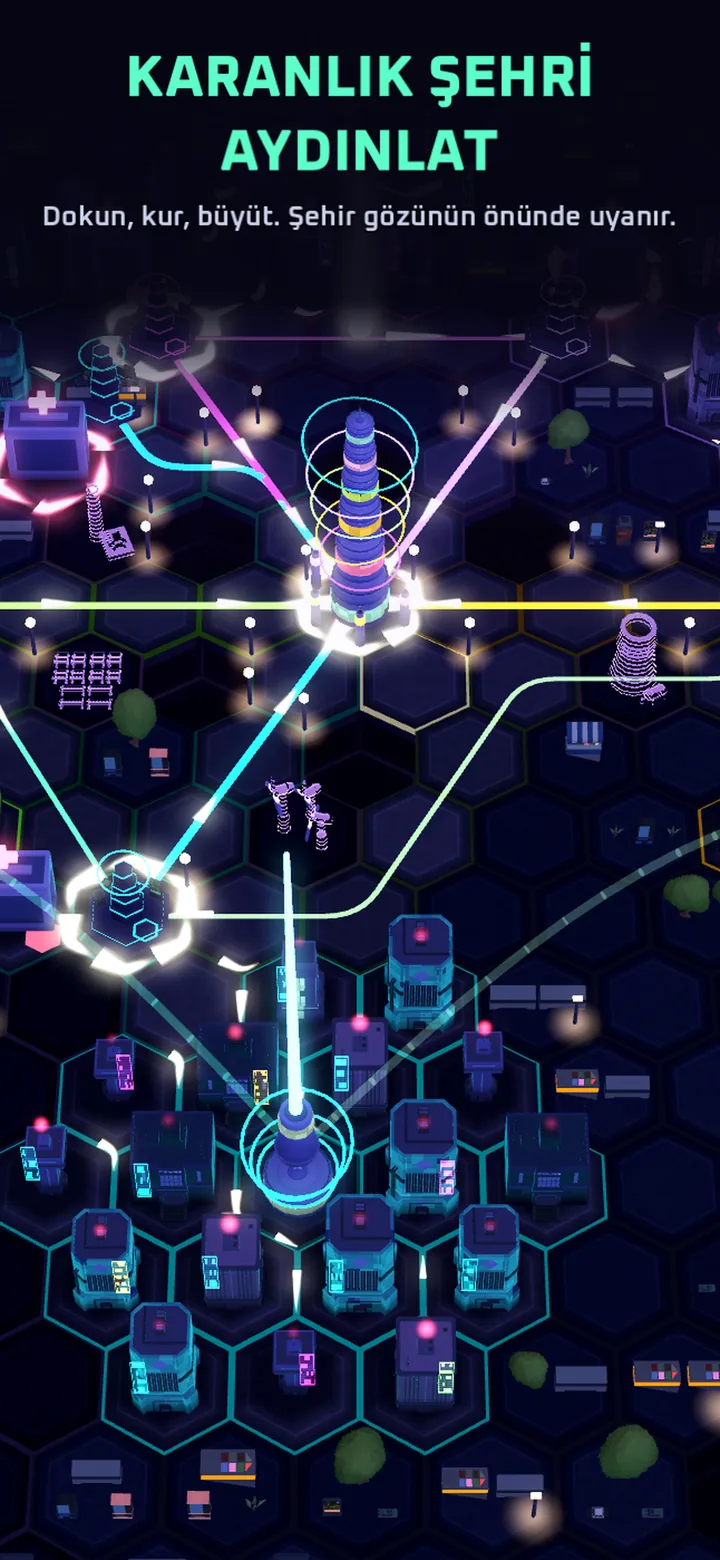Pulse Town: neon şehir